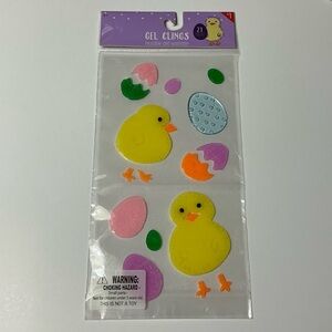 Easter Chick and Eggs Gel Clings